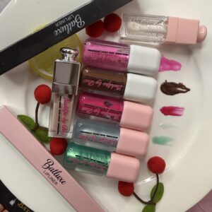 Batluxe lip gloss and lip liner combo make up set
