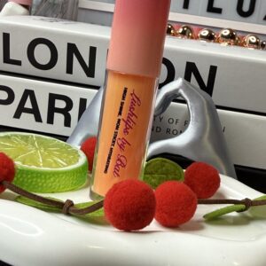 Batluxe Peach Sorbet high shine hydrating lip gloss