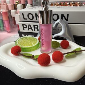 Batluxe pink elixir hydrating lip oil for soft glossy lips