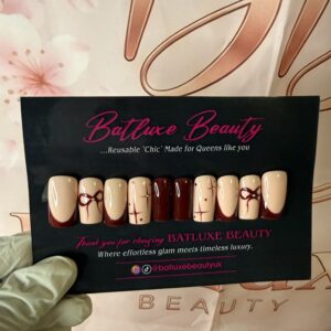 Batluxe Press-On Nails – Velvet Kiss