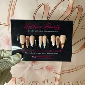 Batluxe Cocoa Noir Press On Nails